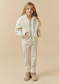 náhled Dětská mikina Poivre Blanc W24-5401-Jrgl Sherpa Hoody Jacket Natural White