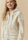 náhled Dětská mikina Poivre Blanc W24-5401-Jrgl Sherpa Hoody Jacket Natural White