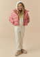náhled Dětská mikina Poivre Blanc W24-5401-Jrgl Sherpa Hoody Jacket Natural White