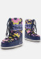 náhled Dětské boty Moon Boot Icon Flower-JR-JB10 Lilac/Cyber Lime