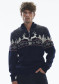 náhled Dale of Norway Dale Christmas Masc Sweater C Navy Offwhite Redrose