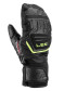 náhled Rukavice Leki WCR Team 3D Junior Mitt – Black/Ice Lemon
