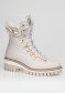 náhled Nis 2415462/1 Scarponcino Zip Lat./Pelle Vit.Avorio