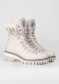 náhled Nis 2415462/1 Scarponcino Zip Lat./Pelle Vit.Avorio
