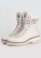 náhled Nis 2415462/1 Scarponcino Zip Lat./Pelle Vit.Avorio
