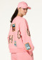 náhled Dámská mikina Goldbergh Piscine Sweater Salmon Rose