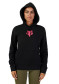 náhled Dámská Mikina Fox W Fox Head Fleece Po Black/Pink