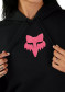 náhled Dámská Mikina Fox W Fox Head Fleece Po Black/Pink