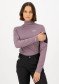 náhled Dámské cyklistické triko Mons Royale Diversion Merino Mock Neck Long Sleeve Wmns Mauve