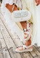 náhled Nis MIRANDA/1 Sandalo Pelle/Fibbia Off-White/Oro