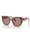 náhled Prada PR 19ZS 18N10D55 Tortoiseshell cognac begonia-Light Brown