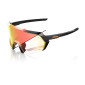 náhled Sluneční brýle 100% Korbin-Gloss Metallic Black-Orange Flash Mirror Photochromic