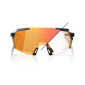 náhled Sluneční brýle 100% Korbin-Gloss Metallic Black-Orange Flash Mirror Photochromic