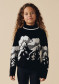náhled Poivre Blanc Ambre-Jrgl Knit Pullover Black