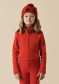 náhled Poivre Blanc Bini-Jrux Knit Beanie Scarlet Red