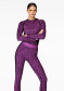 náhled Dámské triko Goldbergh Feline Baselayer Long Sleeve Jaguar Carnivale