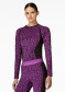 náhled Dámské triko Goldbergh Feline Baselayer Long Sleeve Jaguar Carnivale