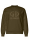 náhled Dámská mikina Goldbergh Alessandra Crew Neck Sweater Dark Olive