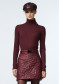 náhled Dámský rolák Goldbergh Mira Long Sleeve Knit Sweater Vino Rosso