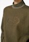 náhled Dámská mikina Goldbergh Sizzle Turtle Neck Sweater Dark Olive Lurex Mela