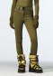 náhled Dámské slim fit kalhoty Goldbergh Sandy Ski Pants Dark Olive