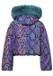 náhled Dámská bunda Goldbergh Lucinda Ski Jacket Faux Border Snake Turchese