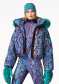 náhled Dámská bunda Goldbergh Lucinda Ski Jacket Faux Border Snake Turchese
