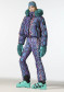 náhled Dámská bunda Goldbergh Lucinda Ski Jacket Faux Border Snake Turchese