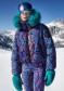 náhled Dámská bunda Goldbergh Lucinda Ski Jacket Faux Border Snake Turchese