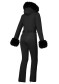 náhled Dámská kombinéza Goldbergh Angele Ski Suit Faux Border Black