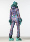 náhled Dámská kombinéza Goldbergh Zafira Ski Suit Faux Border Snake Turchese