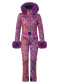 náhled Dámská kombinéza Goldbergh Zafira Ski Suit Faux Border Snake Pink