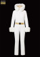 náhled Dámský overal Goldbergh Vita Ski Suit Faux Border Cream