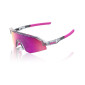 náhled 100% SLENDALE XS - Polished Translucent Grey - Purple Multilayer Mirror
