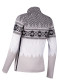 náhled Dámský svetr Newland N4 6704/0097 Lady Full Zip Stone/White