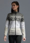 náhled Dámský svetr Newland N4 6704/0097 Lady Full Zip Stone/White