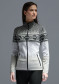 náhled Dámský svetr Newland N4 6704/0097 Lady Full Zip Stone/White