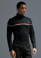 náhled Pánský rolák Newland N3 4144/0167 Man T-Neck Black/Dark G