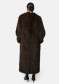 náhled Dámský kabát APPARIS Nolwen Fox Maxi Coat Dark Brown