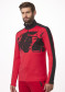 náhled Pánská mikina Slim Fit Toni Sailer Luca Men First Layer Signal Red 442