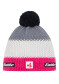 náhled Pánská čepice Eisbär-Star Pompon MÜ SA-pinkmeliert-white-graumele