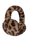 náhled Barts Big Fur Earmuffs Print Brown