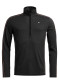 náhled Pánský funkční rolák Ortovox 185 Rock'N'Wool Zip Neck M Black Raven