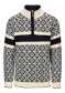 náhled Pánský svetr Dale of Norway Cortina 2026 Masc. Sweater Navy Offwhite