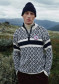 náhled Pánský svetr Dale of Norway Cortina 2026 Masc. Sweater Navy Offwhite