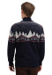 náhled Pánský svetr Dale of Norway Dale Christmas Masc Sweater Navy Offwhite Redrose