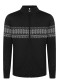 náhled Pánský svetr Dale of Norway Hovden Masc Jacket Darkcharcoal Lightcharcoal