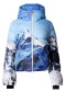 náhled Dámská péřová bunda - Perfect Moment Polar Flare Ski Jacket Iii Ski Lift Blue