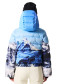 náhled Dámská péřová bunda - Perfect Moment Polar Flare Ski Jacket Iii Ski Lift Blue