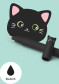 náhled Legami Erasable Pen-Kitty-Black Ink